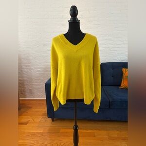 Scoop Bright Yellow Women’s Sweater - L/G